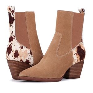 NWT Vintage Havana Demarest Booties Dark Taupe Size 8.5